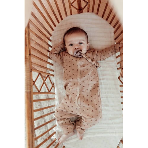 Snoozebaby boxpak cherry pink Romper Roze Jongens Meisjes Katoen Ronde hals 50 56