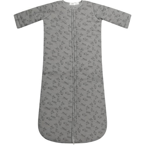 Snoozebaby slaapzak cloudy grey Babyslaapzak Grijs All over print 80/92