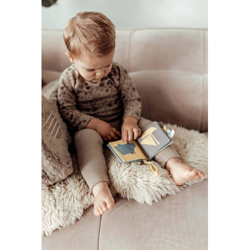 Snoozebaby baby knisperboekje geel Accessoire | Accessoire van