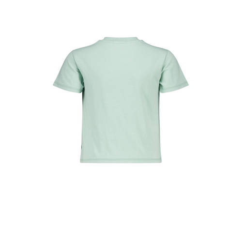 America Today T-shirt Elise met printopdruk soft green Groen Meisjes Katoen Ronde hals 134 140
