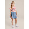 WE Fashion T-shirt met printopdruk roze