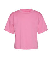 thumbnail: Roze meisjes VERO MODA GIRL T-shirt van katoen met backprint, korte mouwen en ronde hals