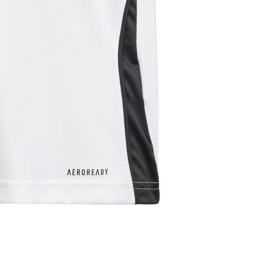 Adidas Perfor ce voetbalshirt wit zwart Sport t-shirt Polyester Ronde hals 176