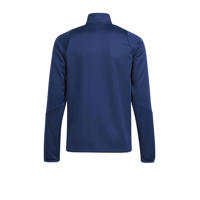 thumbnail: adidas Performance Junior  voetbalsweater TIRO 24 donkerblauw/wit