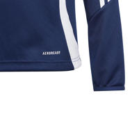 thumbnail: adidas Performance Junior  voetbalsweater TIRO 24 donkerblauw/wit