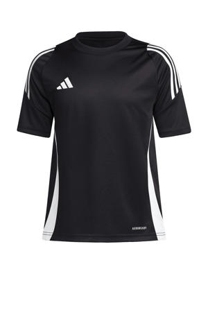 Junior voetbalshirt Tiro 24 zwart/wit