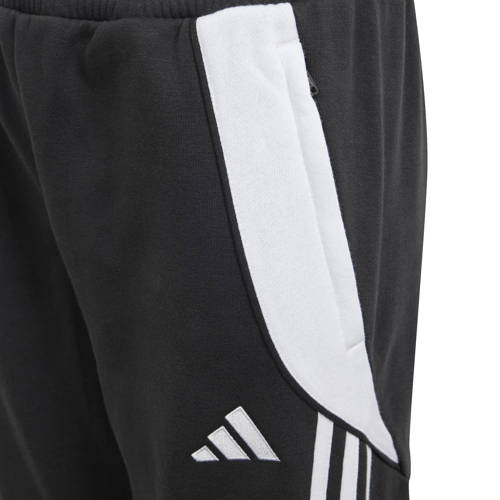 Adidas Performance Junior voertbalbroek TIRO 24 zwart wit Sportbroek Jongens Meisjes Katoen 128