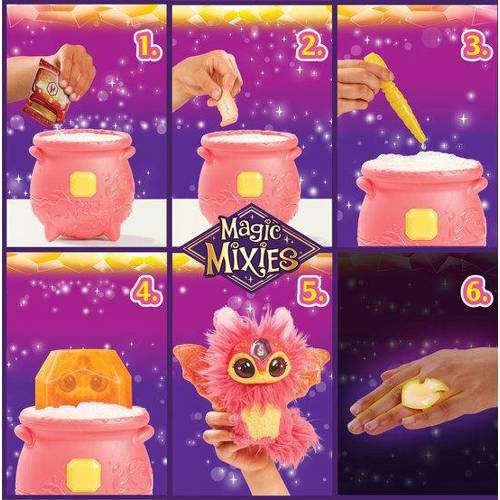 Moose Toys Magic Mixies Magical Gem Suprise Fire Speelset