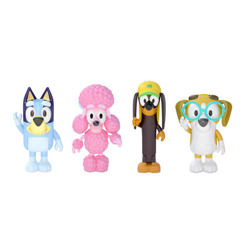 Moose Toys Bluey 4-pack Friends Speelset | Speelset van