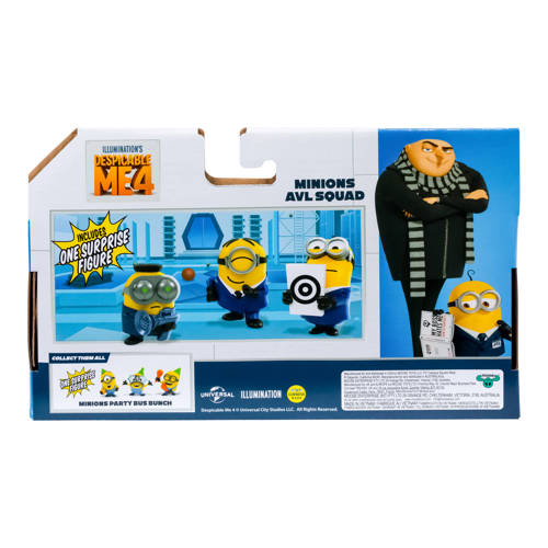 Moose Toys Despicable Me 4 Collectable 4-pack Bus Speelfiguur