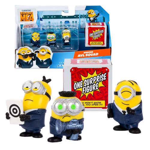 Moose Toys Despicable Me 4 Collectable 4-pack Bus Speelfiguur