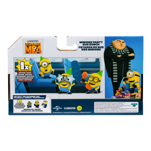 Moose Toys Despicable Me 4 Collectable 4-pack Speelfiguur