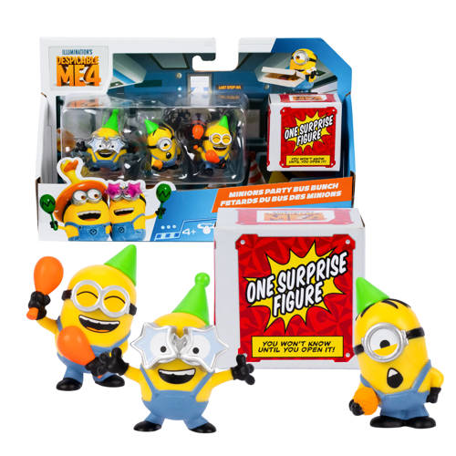 Moose Toys Despicable Me 4 Collectable 4-pack Speelfiguur