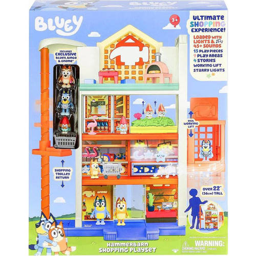Moose Toys Bluey Shoppingcentre Playset Speelset | Speelset van
