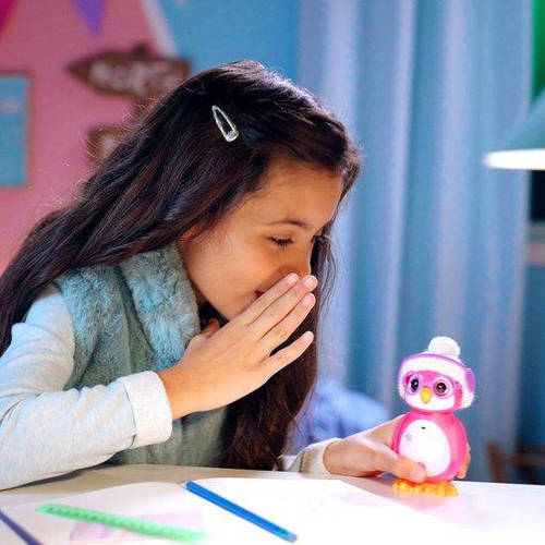 Silverlit Mini Rescue Penguin Pink Interactief speelgoed