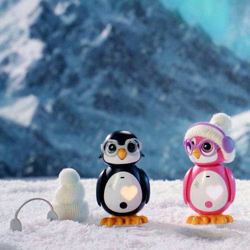 Silverlit Mini Rescue Penguin Pink Interactief speelgoed
