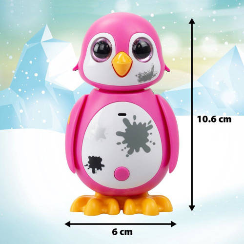 Silverlit Mini Rescue Penguin Pink Interactief speelgoed