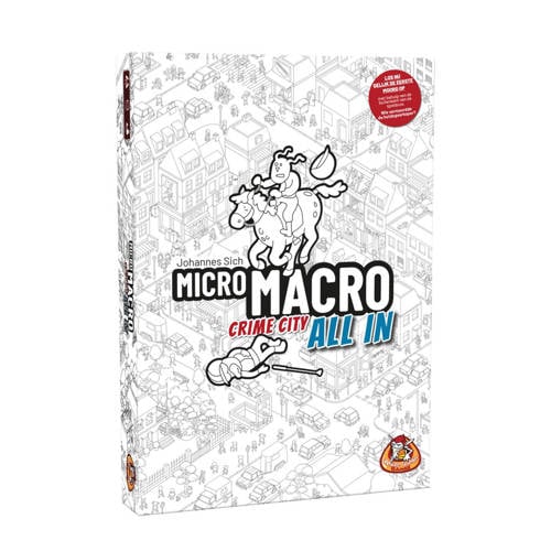White Goblin Games MicroMacro Crime City All In Bordspel