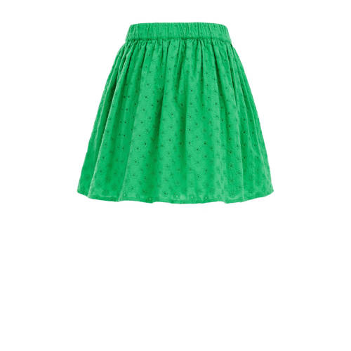 WE Fashion rok kikkergroen Meisjes Katoen Effen 98 104