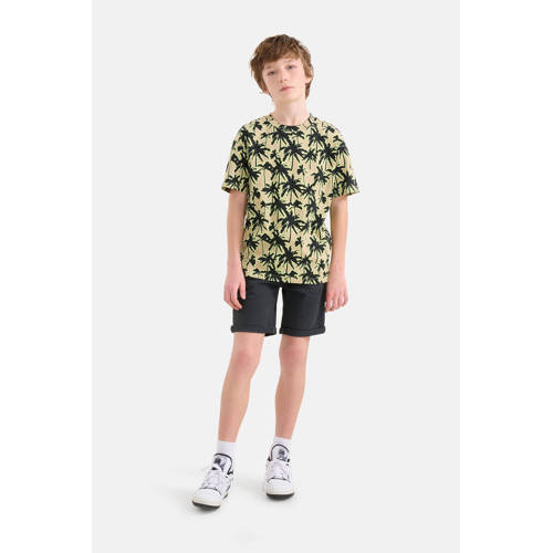 Shoeby extra low waist regular fit cargo short zwart Korte broek Jongens Katoen 98 104