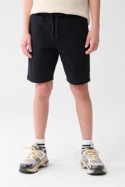 thumbnail: Shoeby regular waist regular fit cargo short zwart