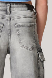 thumbnail: Shoeby straight fit jeans grijs