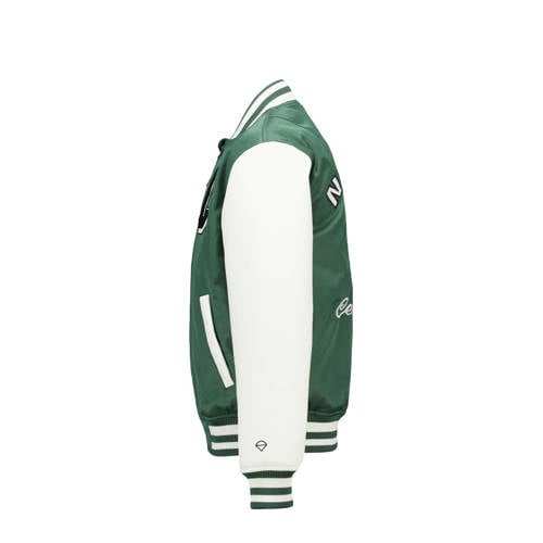 America Today baseball jacket groen Jas Jongens Polyester Ronde hals Backprint 134 140