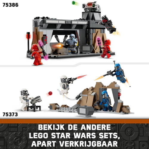 Lego Star Wars Paz Vizsla™ en Moff Gideon™ duel 75386 Bouwset