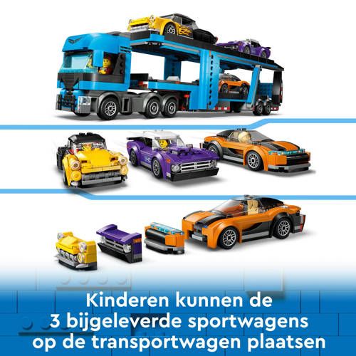 Lego City Transportvoertuig met sportauto's 60408 Bouwset