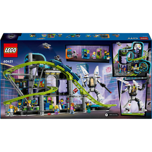 Lego City Achtbaan in Robotwereld 60421 Bouwset | Bouwset van