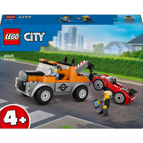 Lego City Sleepwagen en sportautoreparatie 60435 Bouwset