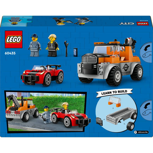 Lego City Sleepwagen en sportautoreparatie 60435 Bouwset