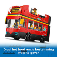 thumbnail: LEGO City Toeristische rode dubbeldekker Speelgoed Bus Bouwpakket voor Kinderen 60407