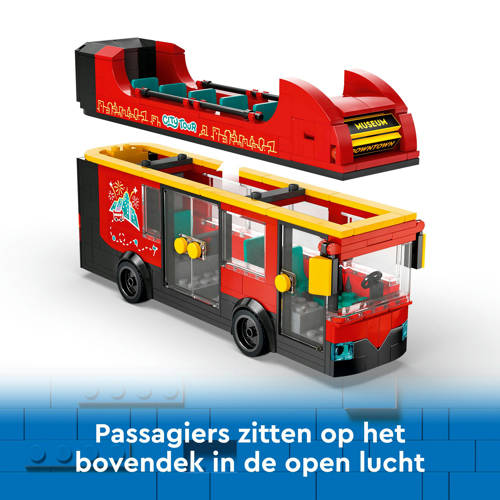 Lego City Toeristische rode dubbeldekker 60407 Bouwset