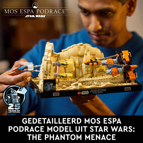 Lego Star Wars Mos Espa Podrace diorama 75380 Bouwset