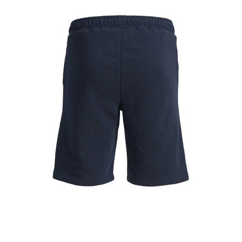 jack & jones JUNIOR sweatshort JPSTLOGO met logo donkerblauw Korte broek 116