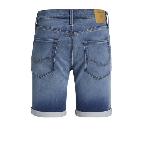 Jack & jones JUNIOR denim short JJIRICK JJICON blue denim 381 Korte broek Blauw Jongens Stretchdenim 116