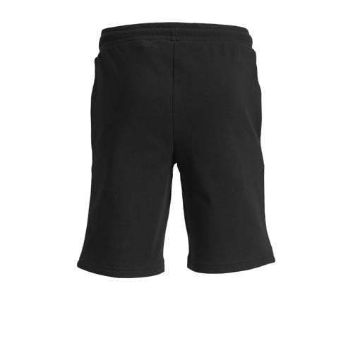 jack & jones JUNIOR sweatshort JPSTSWIFT met printopdruk zwart Korte broek 116