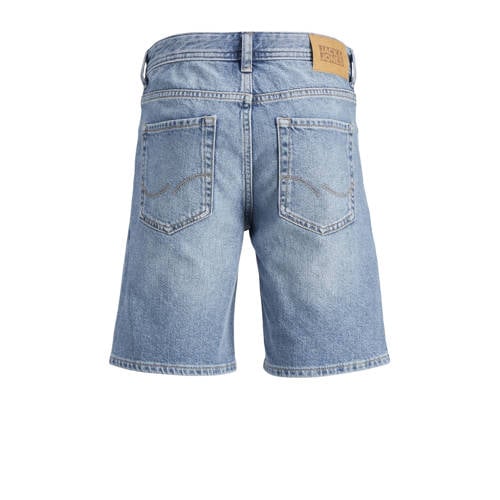 jack & jones JUNIOR denim short JJICHRIS JJORIGINAL blue denim Korte broek Blauw 128