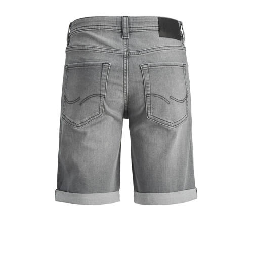 jack & jones JUNIOR denim short JJIRICK JJIORIGINAL grey denim Korte broek Grijs Jongens Stretchdenim 116