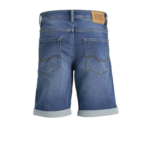 Jack & jones JUNIOR denim short JJIRICK JJICON blue denim 633 Korte broek Blauw Jongens Stretchdenim 164