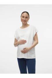 thumbnail: VERO MODA MATERNITY T-shirt - set van 2 - groen/offwhite