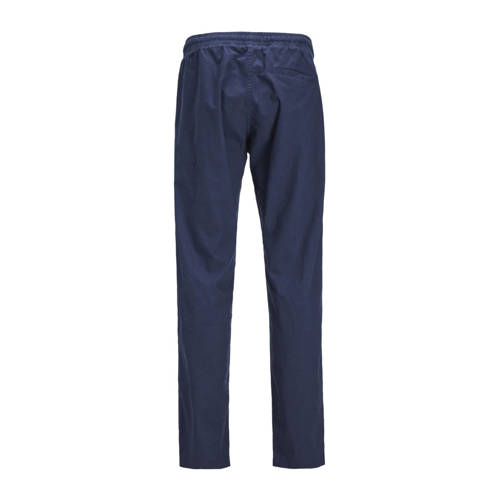 jack & jones JUNIOR broek JPSTKANE JJSUMMER donkerblauw Jongens Stretchkatoen 128