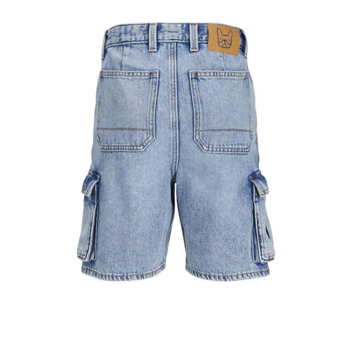 jack & jones JUNIOR denim short JJICHRIS blue denim Korte broek Blauw Effen 128