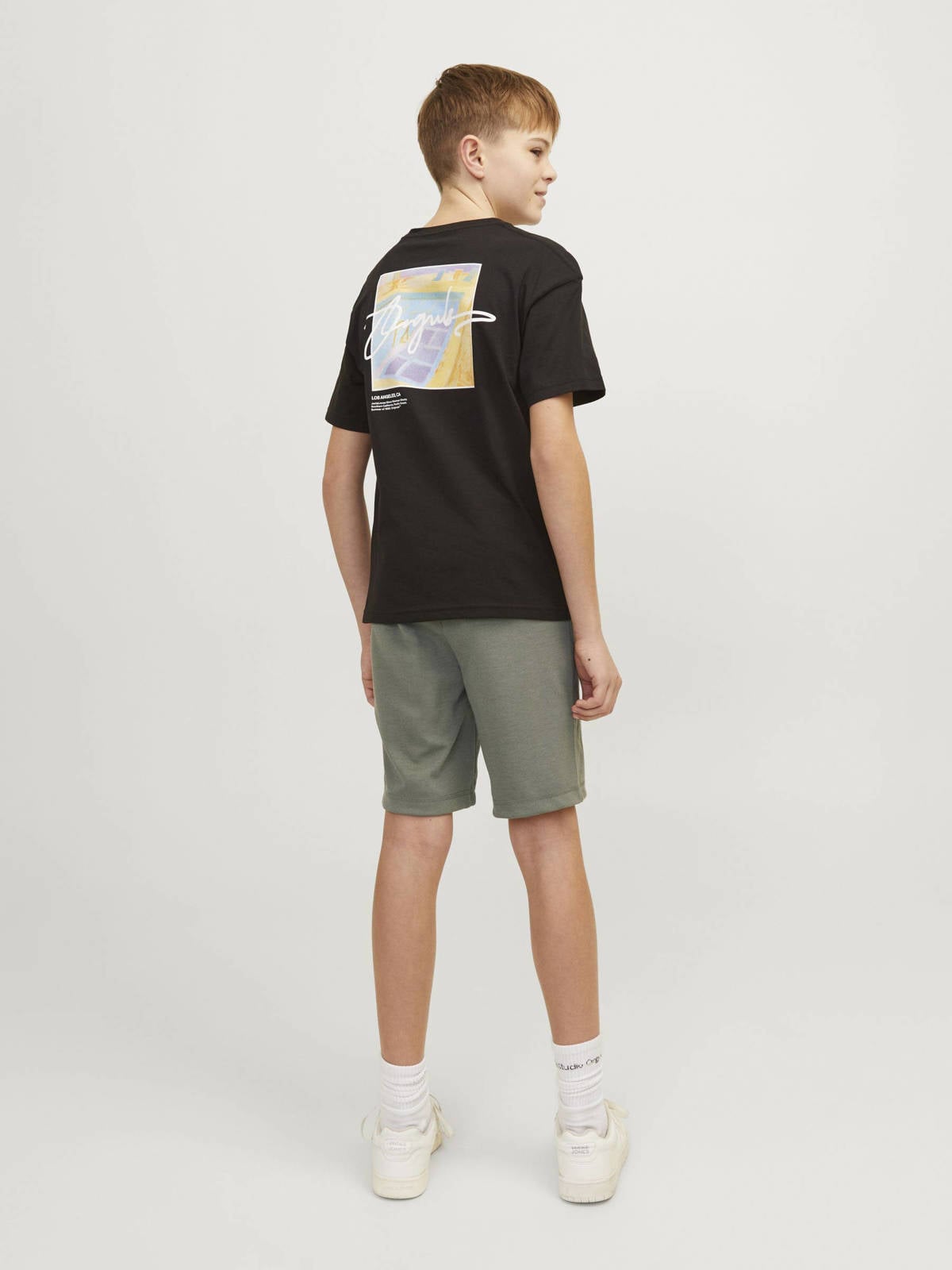 JACK & JONES Jpstencloud Sweat Shorts Bex Noos Jnr - Pantaloncini Morbidi Per Bambini E Ragazzi
