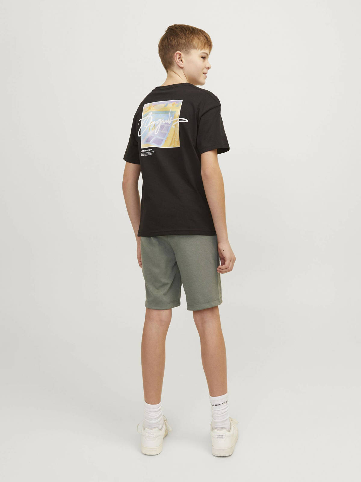 JACK & JONES Jpstencloud Sweat Shorts Bex Noos Jnr - Pantaloncini Morbidi Per Bambini E Ragazzi