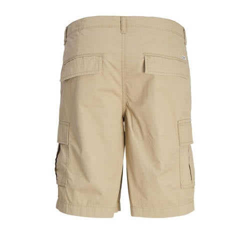 Jack & jones JUNIOR loose fit cargo short JPSTCOLE JJCAMPAIGN beige Korte broek Jongens Katoen 170