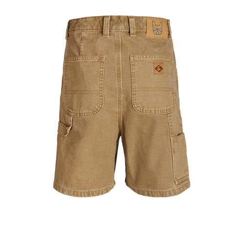 jack & jones JUNIOR regular fit casual short JJITONY lichtbruin Korte broek Jongens Katoen 128