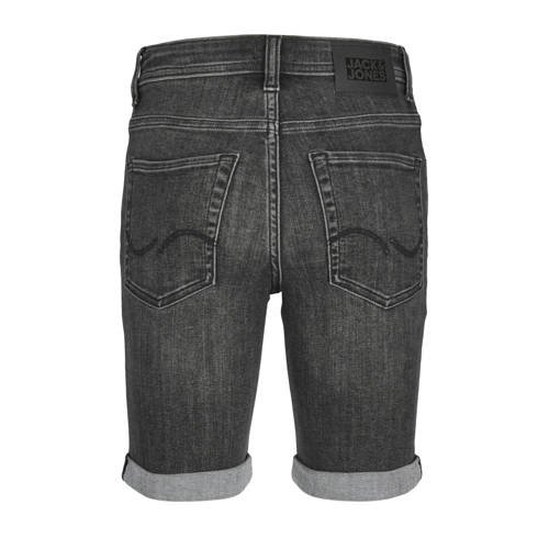 jack & jones JUNIOR denim short JJIRICK JJORIGINAL black denim Korte broek Zwart Jongens Stretchdenim 128