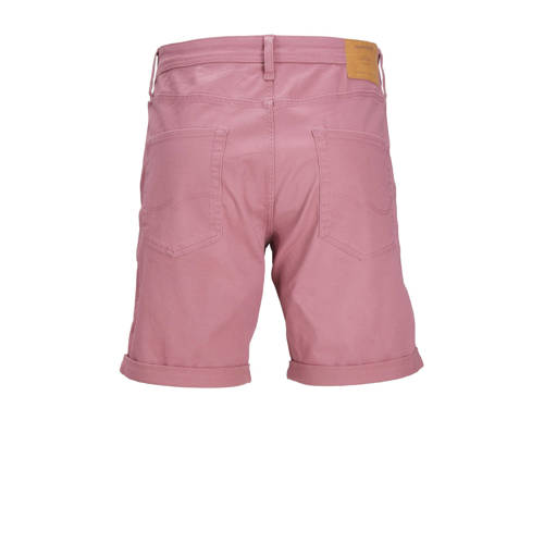 jack & jones JUNIOR bermuda JPSTRICK JJORIGINAL donkerroze Korte broek Jongens Stretchkatoen 158